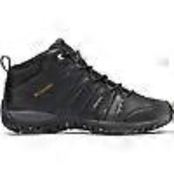 Mens Black Leather Ankle Columbia Waterproof Boots size 7 - Picture 5 of 5